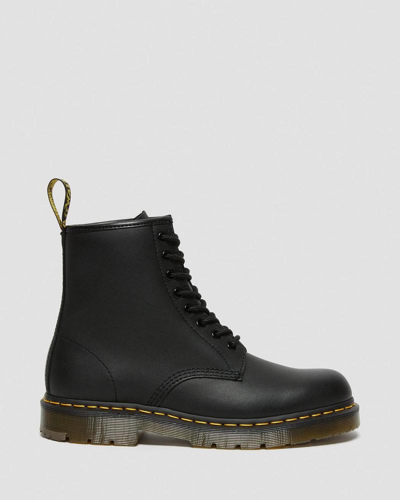 Dr Martens 1460 Slip Resistant Lær Snørestøvletter Herre Svarte | Norge 279ZUT